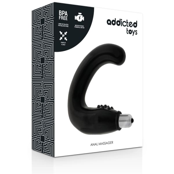 ADDICTED TOYS - ANAL MASSAGER BLACK 4
